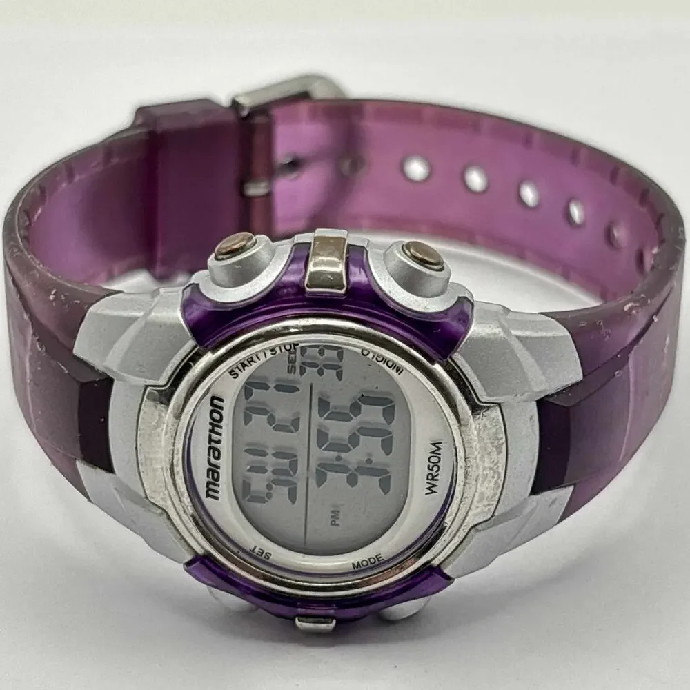 Purple Marathon Digital Watch